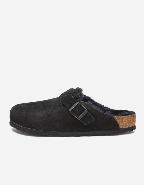 Boston Fourrure Suede Black